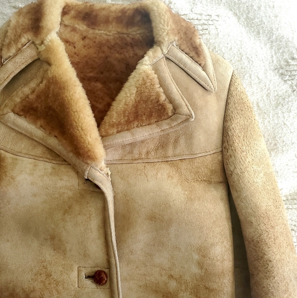 Vintage Sheepskin Shearling Jacket - Picture 4 of 5